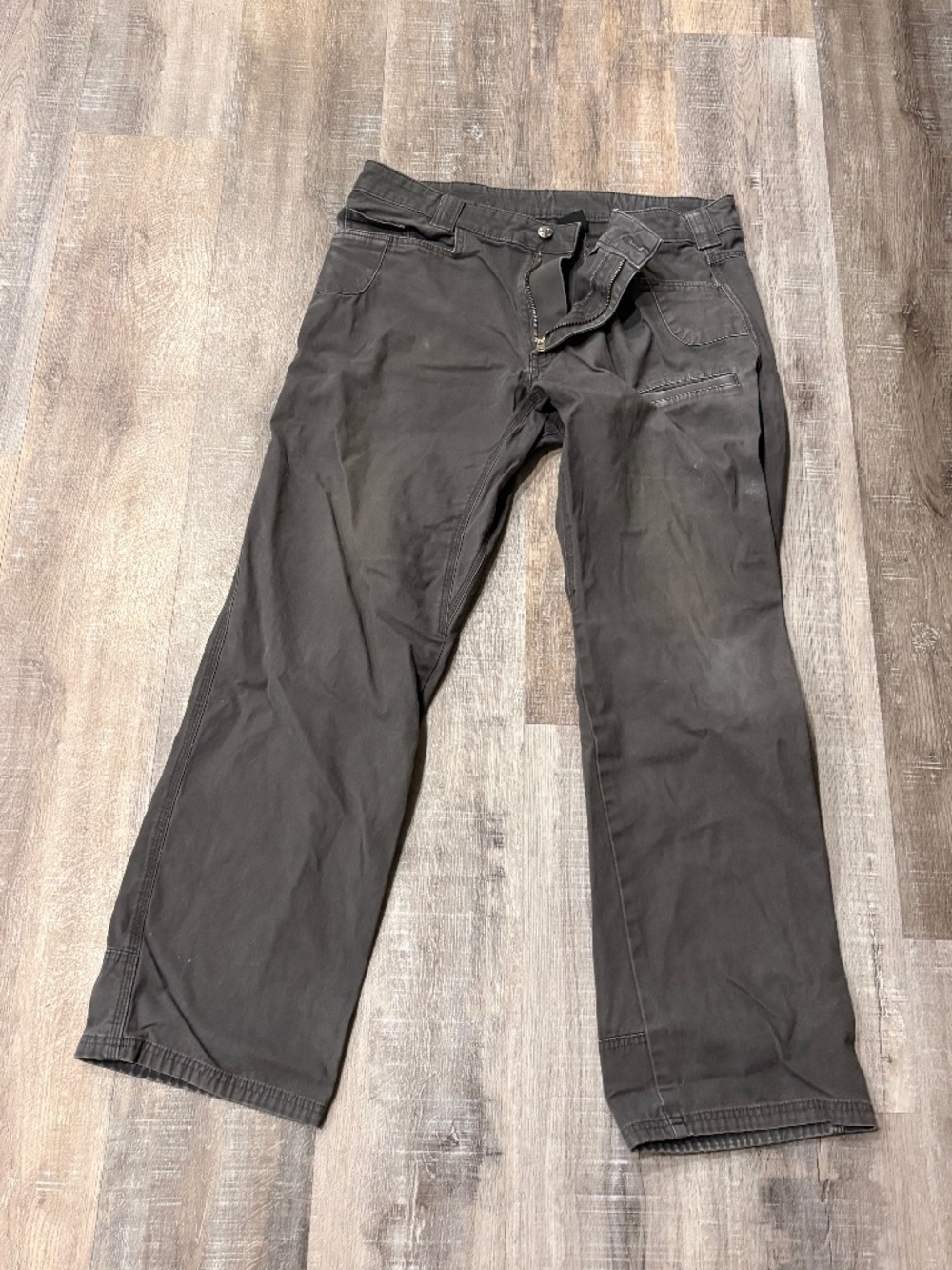 Noble Outfitters Men's Work Pants 36x32 Charcoal Gray Utility Pants